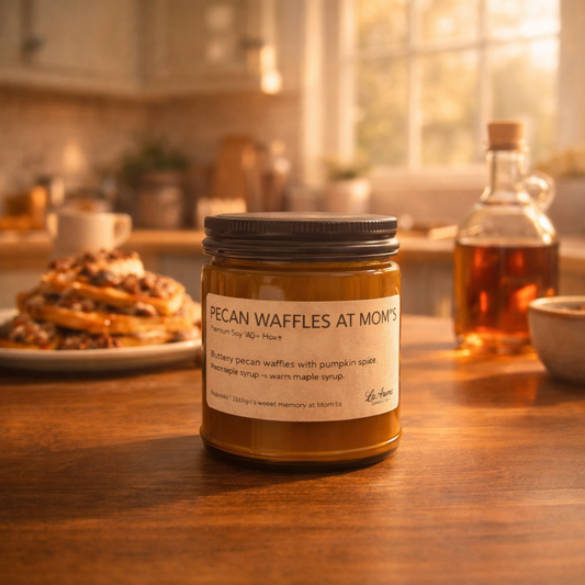 Pecan Waffles at Mom’s