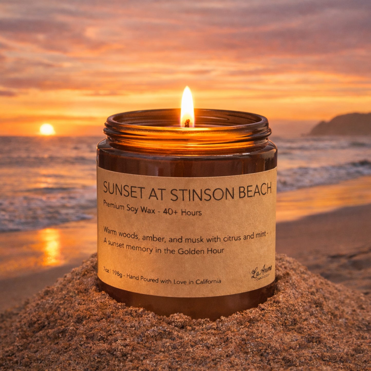 Sunset at Stinson Beach