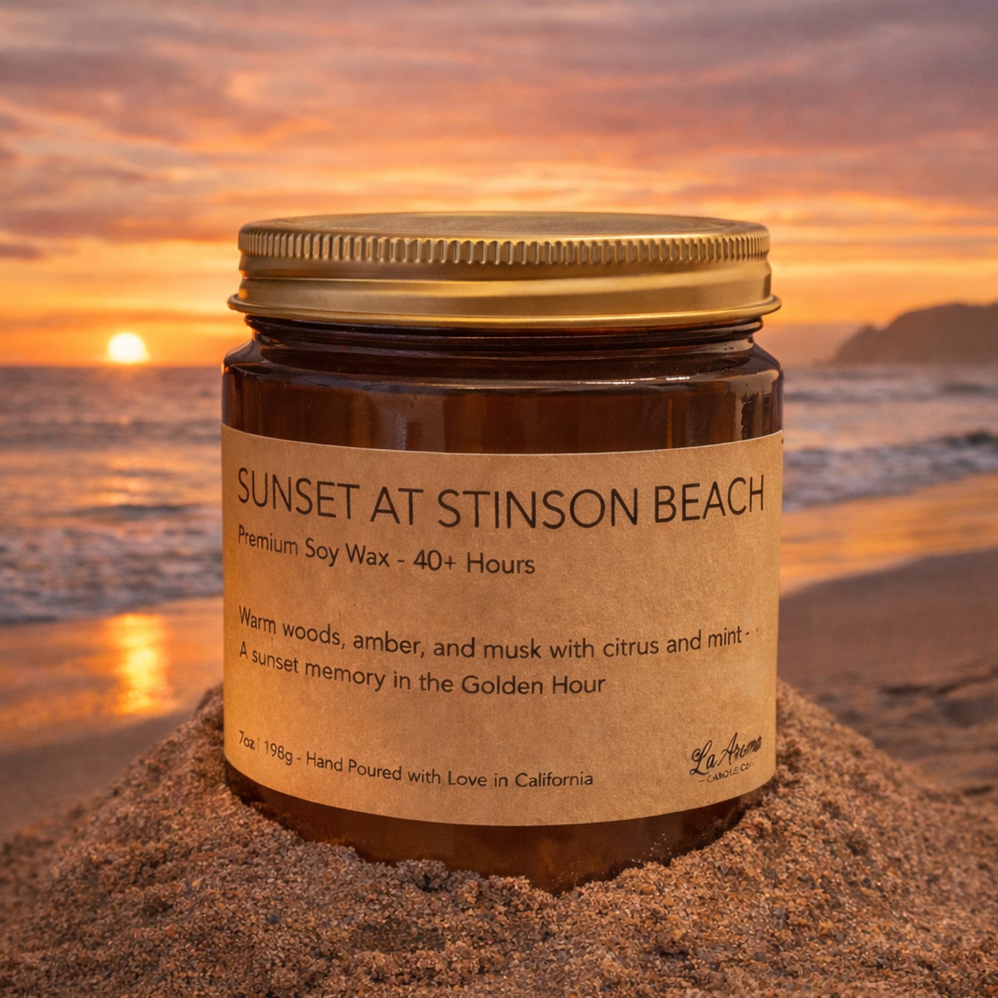 Sunset at Stinson Beach